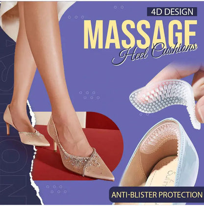 Anti-drop and anti-abrasion invisiblehigh heels silicone sticker