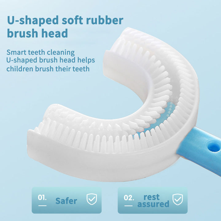 🔥Hot Sale🔥360° Kids U-shaped Toothbrush