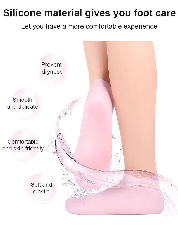 🍸🍹 50% OFF NOW! 🍹🍸Silicone Foot MaskMoisturizing Socks