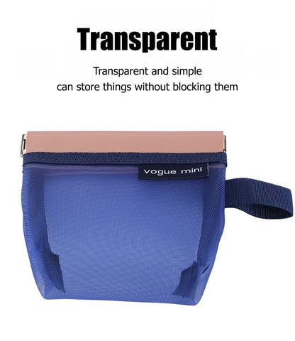 Shrannel Transparent Mesh Storage Bag