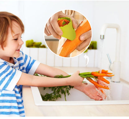 Multi-purpose fruit peeler