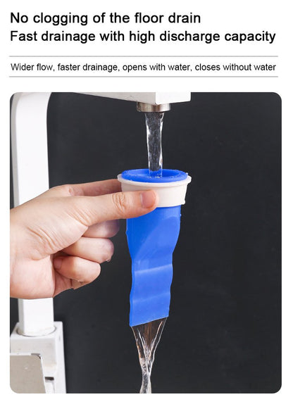 Anti-odour silicone floor drain backflow preventer