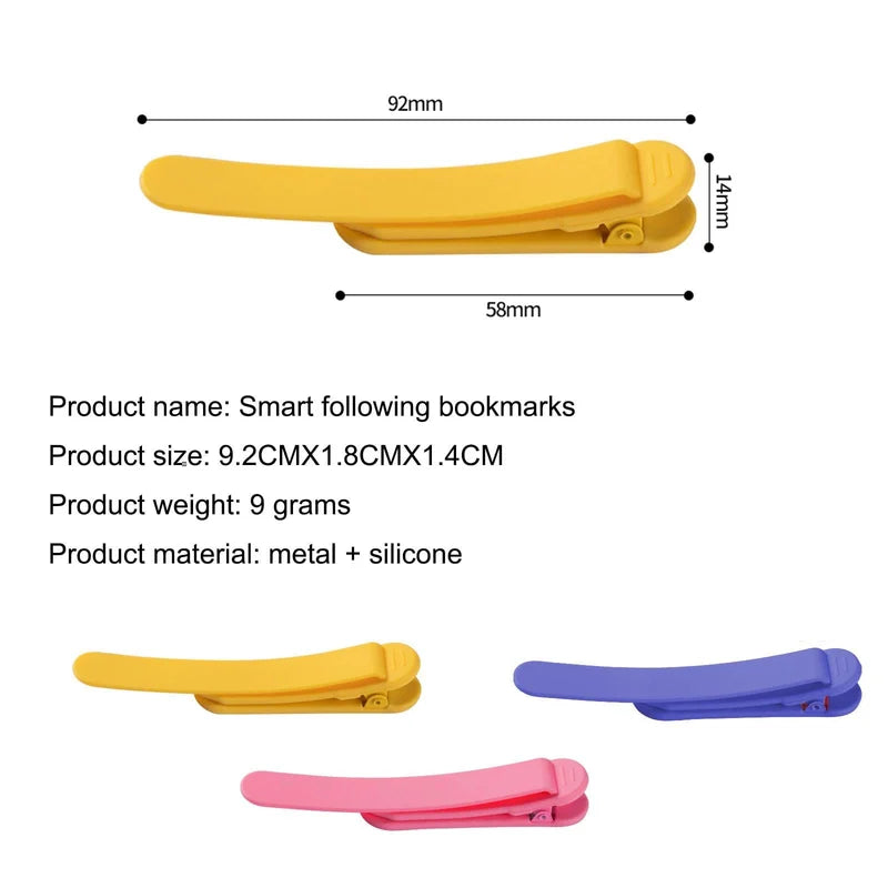 🔥Hot Sale🔥Strong Adsorption Silicone Bookmarks