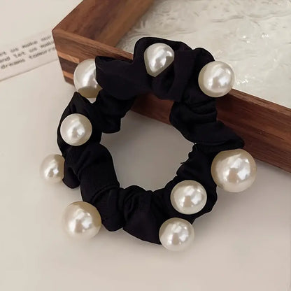 Elegant Pearl Hair Ties(3Pcs)