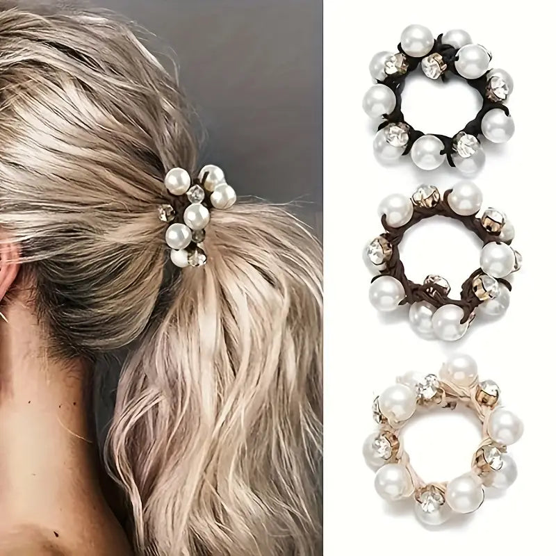 Elegant Artificial Pearl Headband（3Pcs/Set）