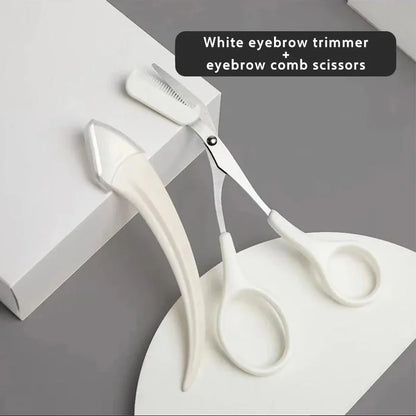 🔥Last Day 47%OFF🔥✂️Eyebrow Scissors With Comb＆Free Gift Eyebrow Trimmer🌙