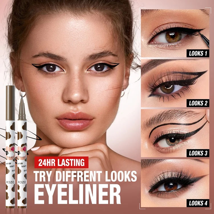 💖24hours lasting eyeliner waterproof quick-drying 0.1mm ultra-fine