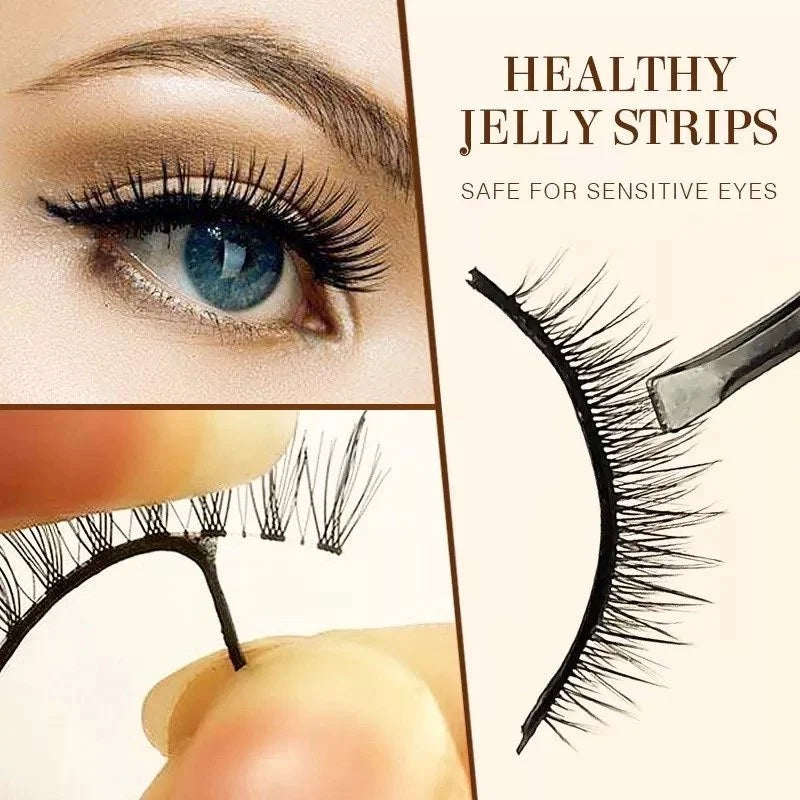 Reusable Self-Adhesive Eyelash Jelly Strips