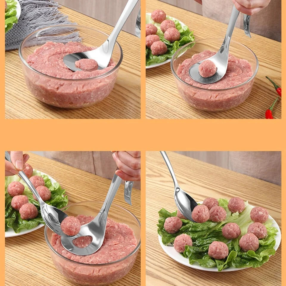 🔥Hot Sale🔥Stainless Steel Meatball Maker Spoon