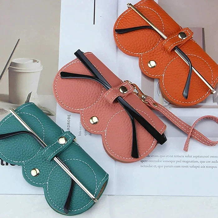 ✨HOT SALE- 49% OFF✨Soft Leather Sunglasses Bag👓️