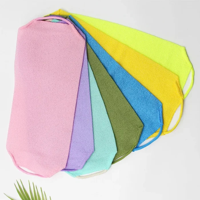 Stretchable Back Rub Bath Towel