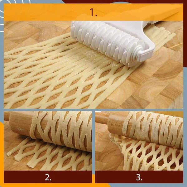 🎁Hot Sale 49% OFF⏳Pastry Lattice Roller Cutter