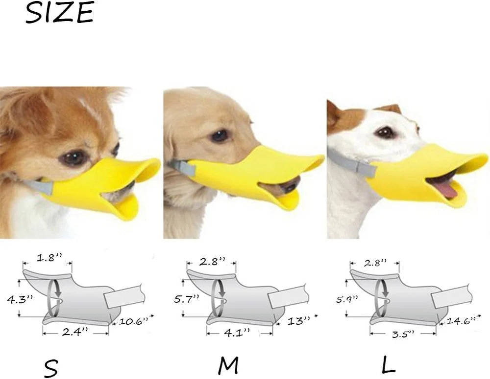 Anti Bite Duck Mouth Shape Dog Mouth Covers