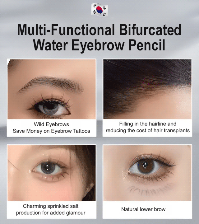 Korean bifurcated positioning waterproof eyebrow pencil