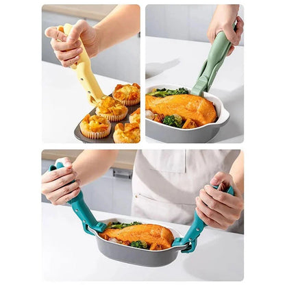 Multi-Purpose Anti-Scald Bowl Holder Clip for Kitchen