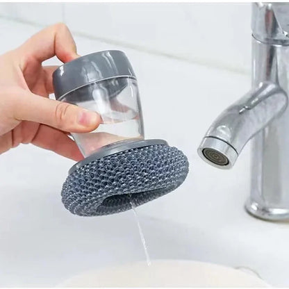 🔥 BIG SALE - 49% OFF🔥🔥Kitchen Soap Press Dispensing Palm Brush