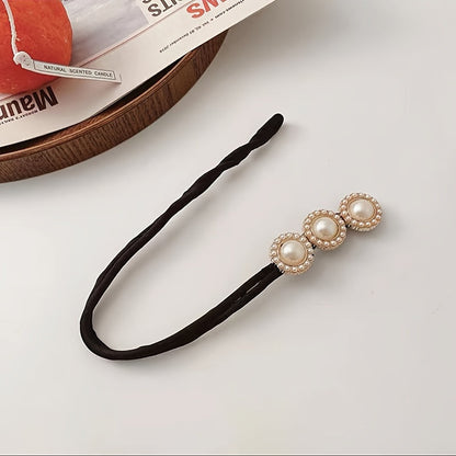 Faux Pearl Decorative Hair Clip