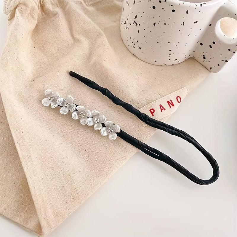 Faux Pearl Decorative Hair Clip