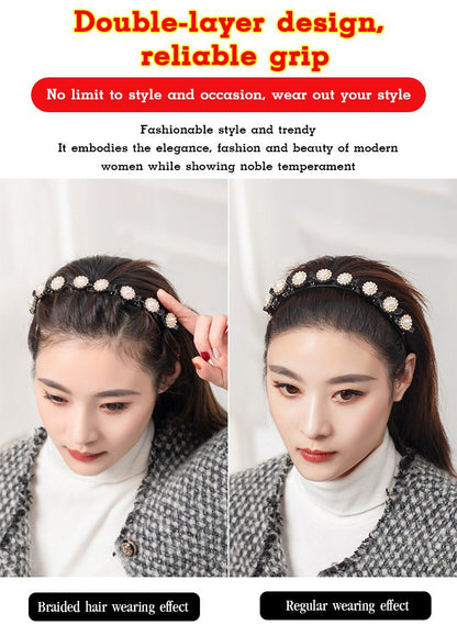 Multi-layer Hollow Braided Hair Band Headband