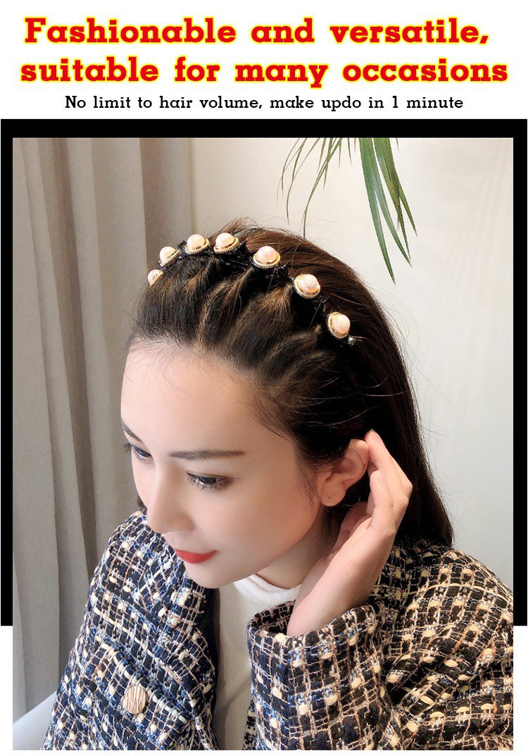 Multi-layer Hollow Braided Hair Band Headband