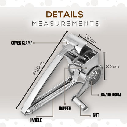 Stainless Steel Cheese And Vegetables Grater