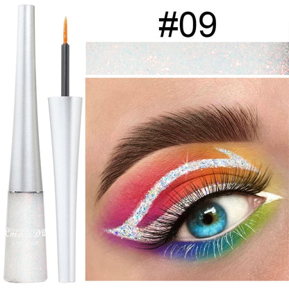 Shiny Eye Liners Colorful Liquid Glitter Eyeliner