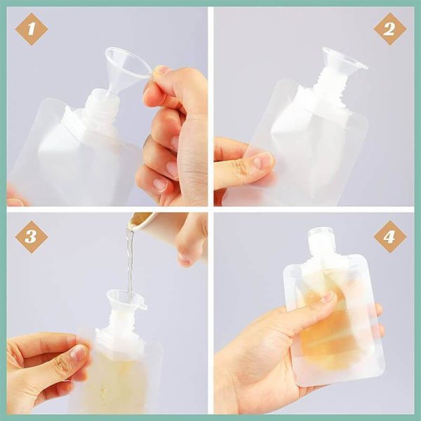 Portable Fluid Packing Bags (6Pcs/Set)